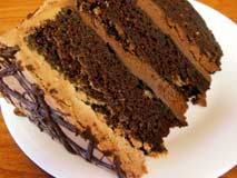 Triple Chocolate Cake 