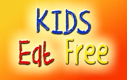 Wednesdays Kids eat free offer