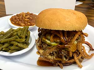 Company 7 BBQ Smoked Pulled Pork Sandwich